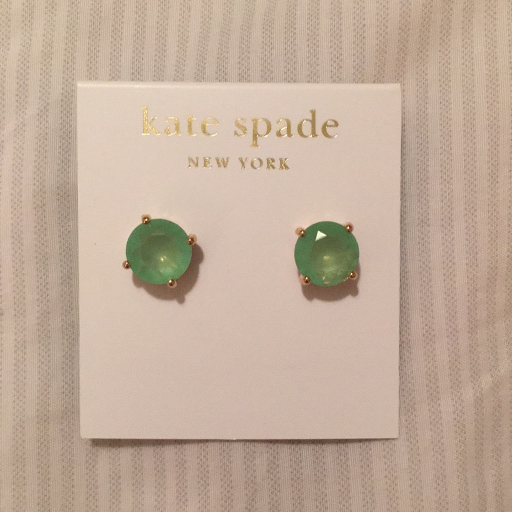 NWT Kate Spade Earrings in Mint